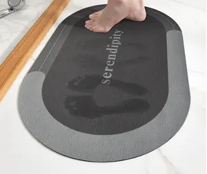 Amazon Offre Spéciale Tapis de bain absorbant l'eau Tapis de salle de bain à séchage rapide Tapis antidérapant pour hôtels et maison