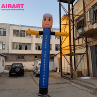 Danseur gonflable publicitaire pour lavage de voitures, Sky Dancer gonflable pour événements et fêtes