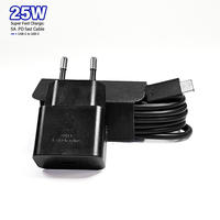 Chargeur mural original 25 W PD Type C USB C Chargeur super rapide 25 Watt Alimentation de sortie 45W GAN électrique pour Note 20 Adaptateurs Chargeurs