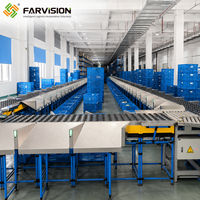 Sistema de Clasificación de Paquetes Industrial Inteligente FARVISION, Clasificador de Ruedas con Capacidad de Carga de 60 kg, 6000PPH, Máquina Clasificadora de Paquetes Automática de Alta Velocidad