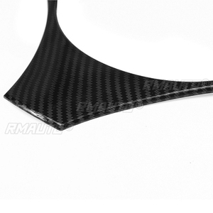 Pegatinas para Volante de Coche, Fibra de Carbono Real, Tira Decorativa Modificada, Cubierta de Marco, Adhesivo Decorativo para BMW Serie M3 E90 E92 E93 - Product Image 4