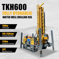 Plateforme de forage de puits d'eau profonds et de grande profondeur |   Machine de forage de puits hydraulique de 600 m pour l'irrigation agricole et l'eau industrielle