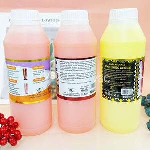 Siero Liquido Biologico Vegano con Vitamina <span class=keywords><strong>C</strong></span> e Acido Ialuronico per Viso e Corpo, Sbiancante, Illuminante, Anti-Rughe, Idratante e Restringente dei Pori - Product Image 5