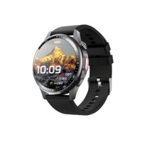 Jam Tangan Pintar Kesehatan IP67 Tali Silikon Pelacak Aktivitas Dukungan Multi Bahasa Kontrol Musik untuk Pekerjaan Jarak Jauh Gaya Hidup Pesanan Grosir