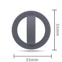 Support magnétique adhésif pour téléphone en silicone liquide avec anneau de maintien et aimant puissant pour une prise en main optimale du téléphone portable