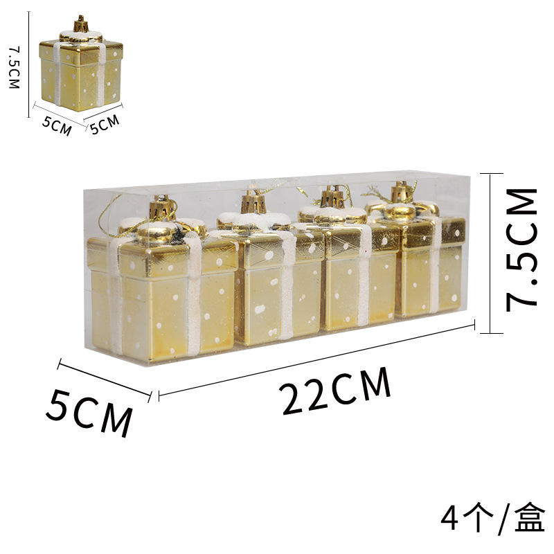 แพ็ค 4 ชิ้น สีทอง ขนาด 5 ซม.