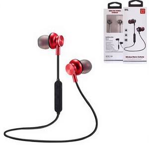 S N Wireless <b>Bluetooth</b> Earphones M6 Noise Cancelling In Ear Headphones With <b>Mic</b> For Sports And Calls - Product Image 2