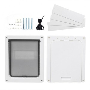 स्मार्ट चुंबकीय पालतू दरवाजा-स्वचालित स्व-समापन बिल्ली और कुत्ते दरवाजा समायोज्य लॉक और आसान स्थापना के साथ - Product Image 3