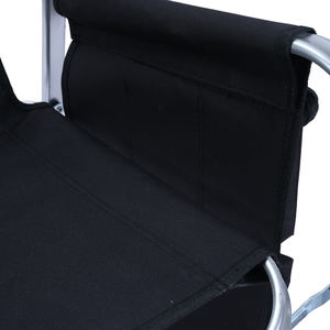Chaise de réalisateur pliable en aluminium pour événements, chaise de réalisateur courte avec table à thé et sac - Product Image 5