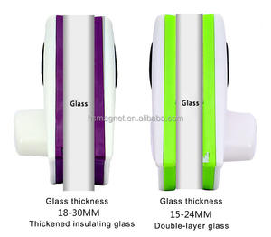 Kit de limpieza de <span class=keywords><strong>ventanas</strong></span> de doble cara, herramienta de vidrio de ventana azul, limpiador de cepillo magnético de doble cara, superficie de limpiaparabrisas, equipo de lavado de <span class=keywords><strong>ventanas</strong></span> - Product Image 3