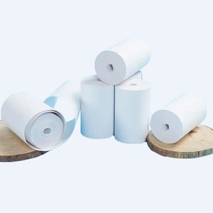 Đồ dùng học tập nhiệt Giấy cuộn 80x80 kiểm tra Băng 65g 70gsm 48g tiền mặt đăng ký CuộN hai lớp 57x50mm cho máy POS - Product Image 2