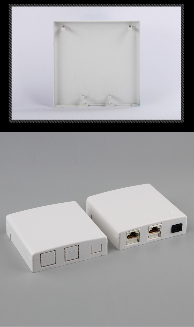 ABS Plastic FTTH Outdoor Box 2 Port Indoor Fiber Termination Box