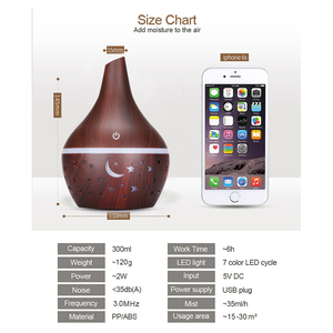 Moon Star Arama Diffuseur de parfum USB Mini humidificateur à brume froide - Product Image 5