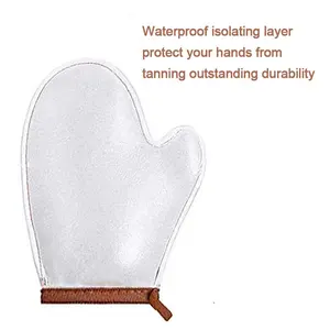 Ultra Soft Double Sided Tanning Glove Reusable Washable Streak-Free Self Tanning Mitt Applicator With Thumb