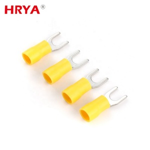 Borne à fourche de presse à froid série SV Borne à <span class=keywords><strong>gaine</strong></span> <span class=keywords><strong>pré</strong></span>-isolée en PVC Borne à extrémité froide de type U Y - Product Image 3