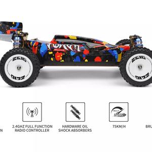 WLtoys 124007 75KM/H Voiture RC 4x4 professionnelle de course télécommandée, Monster Truck haute vitesse pour drift, Jouets pour enfants - Product Image 6
