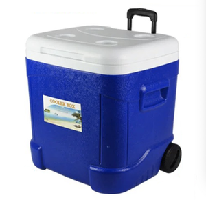 Hs Kunststoff kühler mit Rädern 55L Eis kühler Box für Ice Chill Chest Keep Item Cooling Chest Box Hart kühler mit Logo <span class=keywords><strong>Promo</strong></span> - Product Image 3