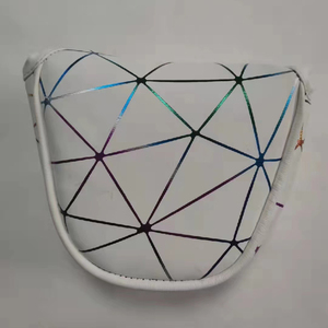 Fundas de Palos de Golf Personalizadas, Impermeables, Blancas, en Forma de D, con Cierre Magnético, <span class=keywords><strong>Línea</strong></span> Láser, Cuero PU, Logotipo Bordado, Media Funda - Product Image 5