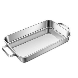 Kengqiang 316 Stainless Steel Baking Pan Rectangular Extra Thick Induction Oven Safe Fish <b>Grilling</b> Tray - Product Image 5