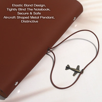 Carnet d'agenda A5 à couverture rigide avec impression personnalisée Ensemble cadeau Vente en gros Couverture en cuir Carnet d'agenda de luxe avec stylo