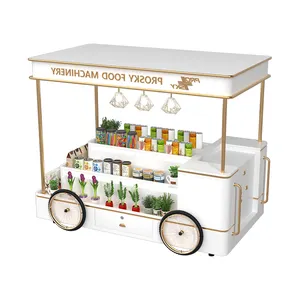 Prosky Street Mobile Food Vending Kiosk Popcorn Ice Cream Cart For Sale