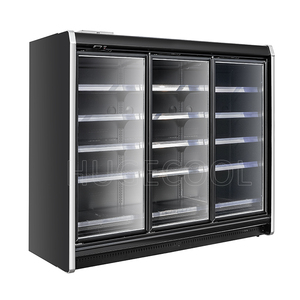 Vitrina frontal baja moderna para supermercado, refrigerador usado como control remoto vertical, multicubierta, congelador con vidrio - Product Image 2