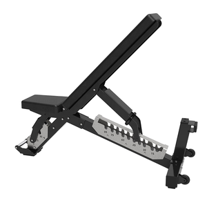 Silla <span class=keywords><strong>de</strong></span> Fitness Comercial MMD Ajustable, Plana, Inclinada y Declinada, para Uso Doméstico, <span class=keywords><strong>Banco</strong></span> <span class=keywords><strong>de</strong></span> Pesas <span class=keywords><strong>de</strong></span> Metal - Product Image 2