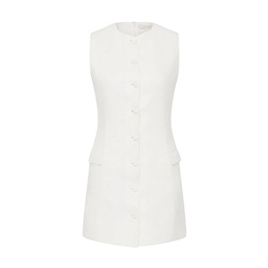 <span class=keywords><strong>Abiti</strong></span> Bianchi Moderni <span class=keywords><strong>in</strong></span> <span class=keywords><strong>Lino</strong></span> Personalizzati per Donna Elegante Vestito Aderente Mini Stile Giapponese - Product Image 6