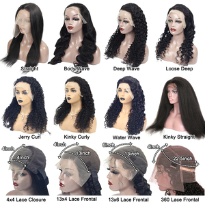 Extensiones de cabello humano brasileño sin procesar para mujer, postizo de encaje completo con encaje frontal, sin embrague, 100%, venta al por mayor - Product Image 4