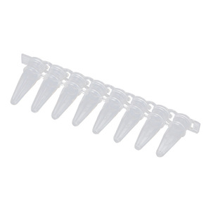 หลอด PCR แบบ 8 หลุม ขนาด 0.2 มล. ยี่ห้อเฉิงเป่า ฝาแบน โปร่งใส สำหรับใช้ในห้องปฏิบัติการ - Product Image 1
