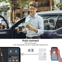 Adaptador Inalámbrico Carplay para Automóvil, Convertidor Inteligente Carplay AI Box para Carplay con Cable OEM de Apple, Convierte Carplay con Cable a Inalámbrico