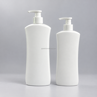 Bouteilles de lotion personnalisées de luxe en HDPE vides de 400 ml et 600 ml avec pompe distributrice, vente en gros pour emballages cosmétiques de lotion corporelle