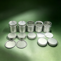 Boîte en métal de 30g avec couvercle à vis hermétique pour poudre de thé matcha, emballage brillant personnalisé, boîtes à matcha de qualité alimentaire