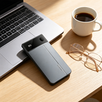 Enregistreur vocal IA 4 Go, 120 jours en veille, 48h d'enregistrement |   BLE5.3 WiFi 3 micros à conduction osseuse 32,5g Aluminium OEM