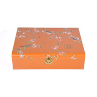 Boîte à bijoux rectangulaire en bois massif Melissa Dog, personnalisable avec logo et couleurs, kit d'artisanat, directement de l'usine
