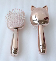 Brosse à cheveux à coussin d'air portable en plastique, masseur de cuir chevelu pour cheveux secs et humides, brosse démêlante pour les voyages et la maison
