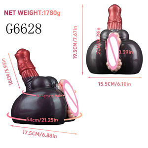 Masturbador Masculino de Silicona Multifuncional con Forma de Animal, Molde Invertido de Diferentes Animales, Copa de Avión de Forma Especial, Sexo Vaginal - Product Image 2