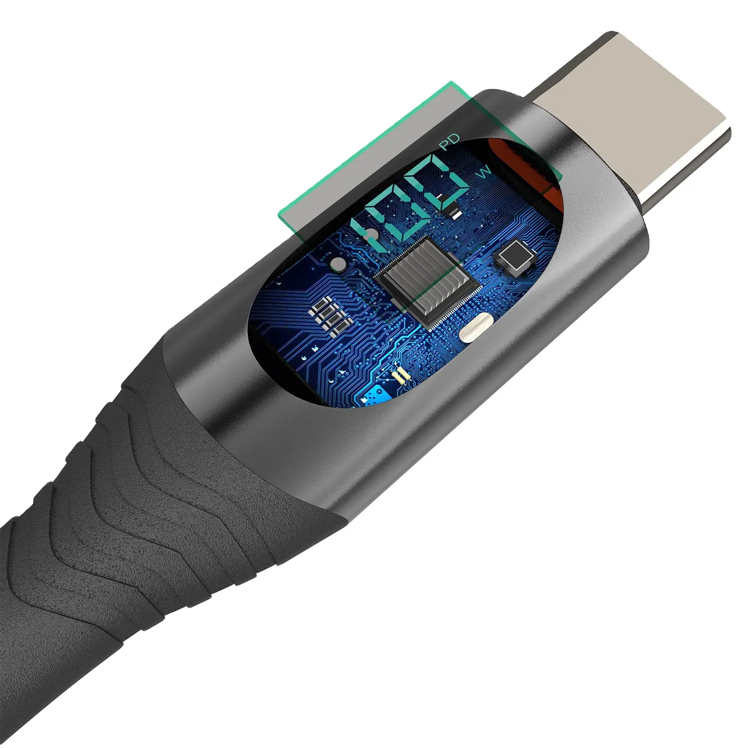 100W 66W 27W USB 5A Type C à Type C LED Affichage Charge Rapide Pour Huawei Samsung Android Données Chargeur Rapide Câble Top Qualité PD