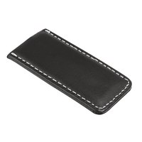 Dompet Kulit Pria Berkualitas Tinggi Gaya Minimalis Vintage Tipis Lipat Penjepit Uang Logam PU Ukuran Besar Pendek