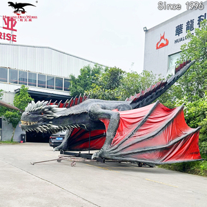 Chất lượng tốt Công viên chủ đề mô phỏng cao animatronic Mô Hình Rồng thực tế - Product Image 4