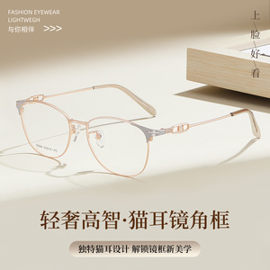 Montures de lunettes Danyang Cat Eye 35006, monture complète, verres en résine, unisexe, tendance mode - Product Image 3