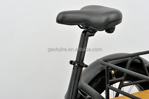 Электрический грузовой велосипед с толстыми шинами, максимальная мощность 250 Вт, скорость 25 км/ч, интегрированная литиевая батарея 48 В, задний дисковый тормоз — в продаже - Product Image 3