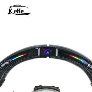 พวงมาลัยคาร์บอนไฟเบอร์ LED แบบฟอร์จสั่งทำพิเศษ เหมาะสำหรับ <span class=keywords><strong>Nissan</strong></span> 350z <span class=keywords><strong>Teana</strong></span> LANNIA <span class=keywords><strong>GTR</strong></span> R35 - Product Image 5