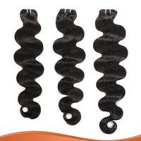 Extensiones de Cabello Humano Rizado Sin Procesar, Cabello Virgen Brasileño Afro Crespo para Mujer, Color Negro Natural, Venta al Por Mayor