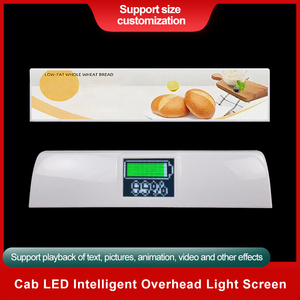 Luz superior Led para Taxi, luz superior de fijación con gancho de un solo lado con pantalla Led, pantalla de doble cara, pantalla de vídeo Led Smart Taxi - Product Image 2