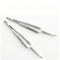 Micro-pinces à ongles sclérales, droites, courbées, inversées, semi-circulaires, pour la fragmentation du noyau et les pinces à flaps pour la chirurgie ophtalmique