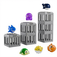 Nouveaux produits transfrontaliers : Jouets de plongée pour piscine pour enfants, jeux de sauvetage aquatique, enclos mignons pour animaux marins