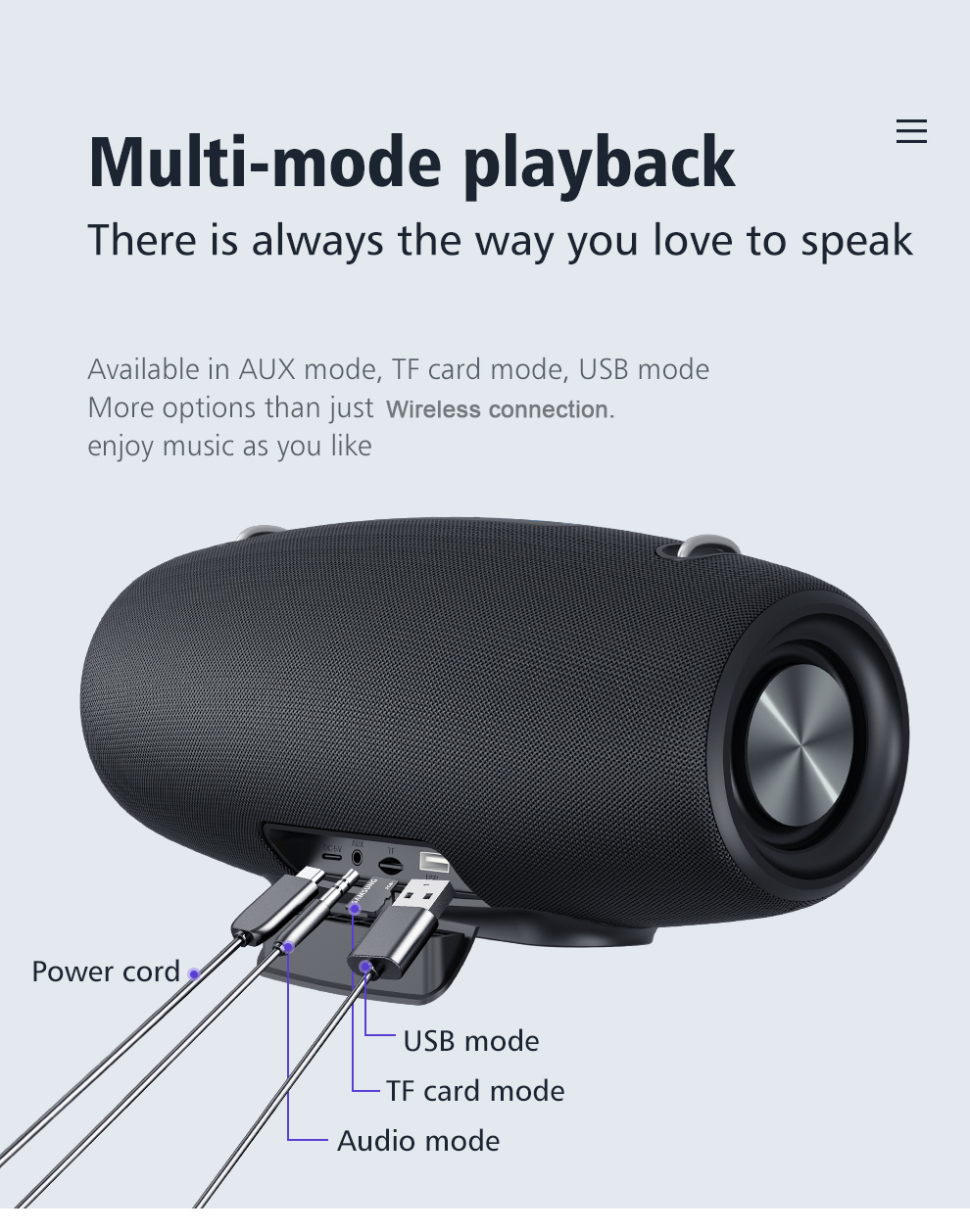 Best Selling Product Ipx5 Waterproof Audio Speaker 60w Portable Audio Speaker Powerful Wireless Speaker Zealot S67 · image 3