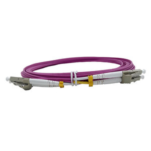 Cable de Conexión de Fibra Óptica LC-LC Multimodo Dúplex OM4 50/125um Erika Violeta 10G 40G 100G, Cable de Red LSZH, Venta al Por Mayor de Fábrica - Product Image 5
