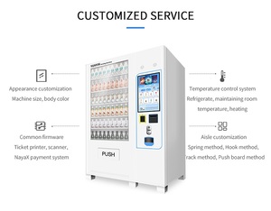 Máquina Expendedora Yunyin con Pantalla Táctil para Exteriores, para Fideos Instantáneos con Suministro de Agua Caliente, Alta Capacidad 300-600, con WiFi/4G - Product Image 6